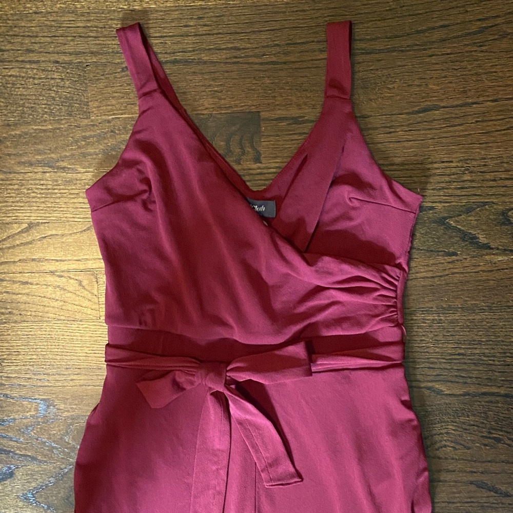 ModCloth Burgandy Jumpsuit - Picture 3 of 3